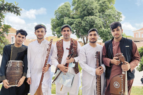 Musiker aus Afghanistan zu Gast
