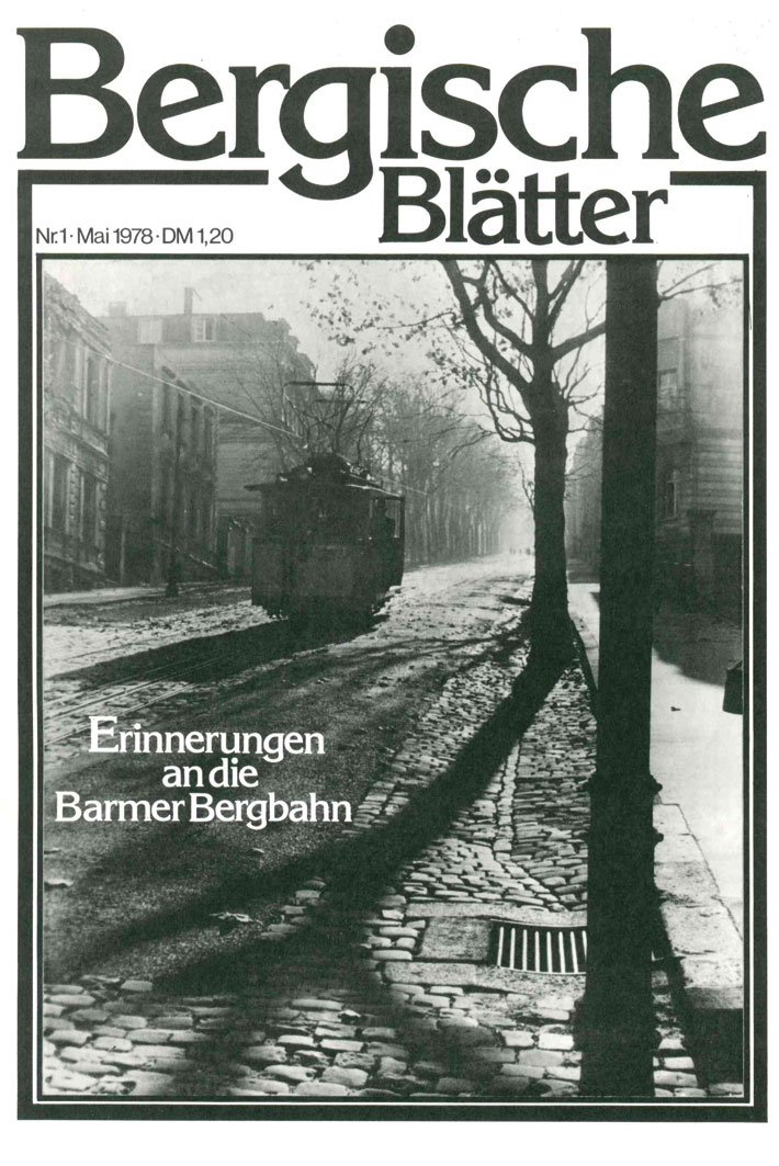 Bergische Blätter Mai 1978