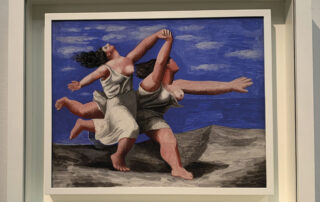 Pablo Picasso: 2 laufende Frauen am Strand